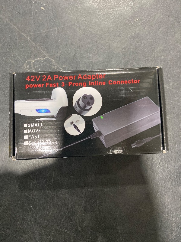 Photo 1 of EVAPLUS 42V 2A Fast Charger with 3-Prong 0.31" Plug | for 36V Lithium Batteries- Compatible with Pocket Mod, Sports Mod, Electric Scooters
