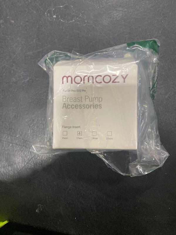 Photo 1 of Momcozy Flange Insert 17mm Compatible with 24mm Flange/Shield of Most Pumps, Insert for Breast Pump Replacement Accessories, 4PCS 17mm