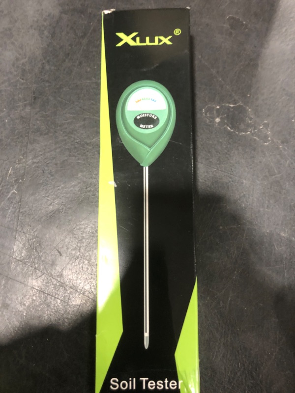 Photo 1 of XLUX Soil Moisture Meter, Plant Water Monitor, Hygrometer Sensor for Gardening, Farming, Indoor and Outdoor Plants, No Batteries Required