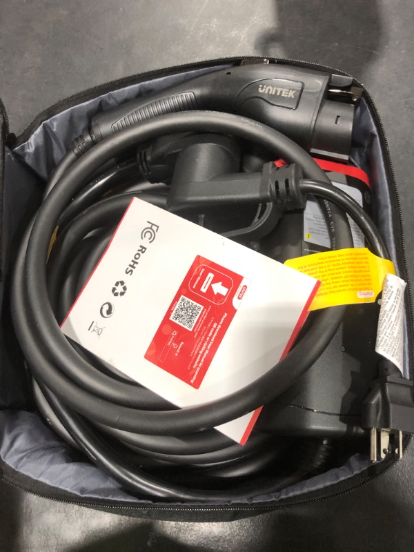 Photo 1 of Unitek Level 2 EV Charger Electric Vehicle Charging Station 25FT Charging Cord Portable EV Charger 40A 110V-240V for J1772 Evs NEMA 4-15 NEMA 6-20 Plug Current Adjustable Reservation Charging UL