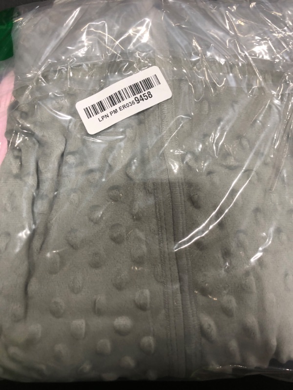 Photo 1 of Fleece Newborn Sleep Sack Baby Swaddle,3-Way Adjustable Wearable Blanket,2 Pack Fleece Swaddling Sleeping Bag TOG 2.0? (Gray & Pink, 0-3 Months)
