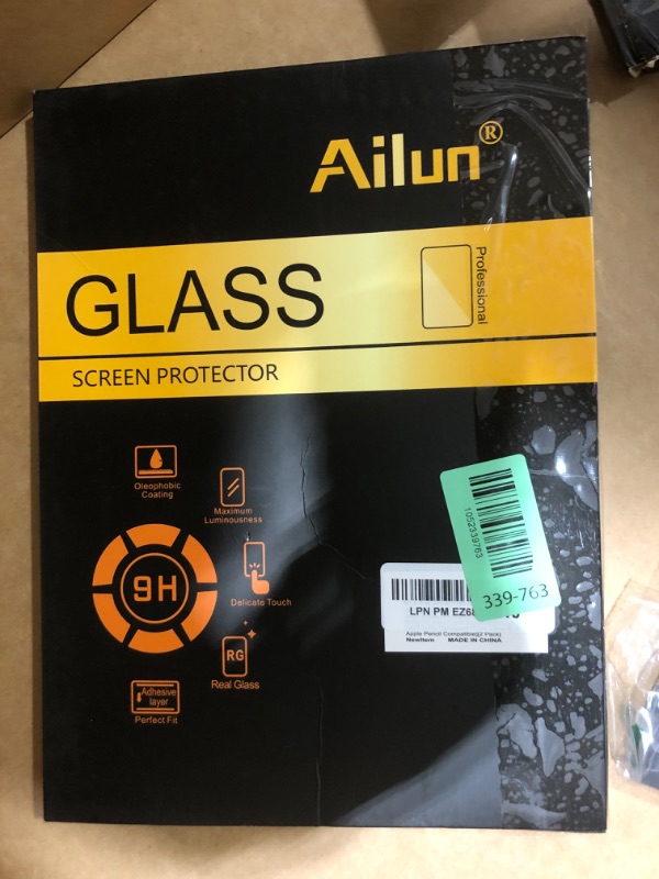Photo 1 of Ailun Screen Protector for iPad 11th A16 2025 [11 Inch] / 10th Generation 2022 [10.9 Inch], Tempered Glass [Face ID & Apple Pencil Compatible] Ultra Sensitive Case Friendly [2 Pack]