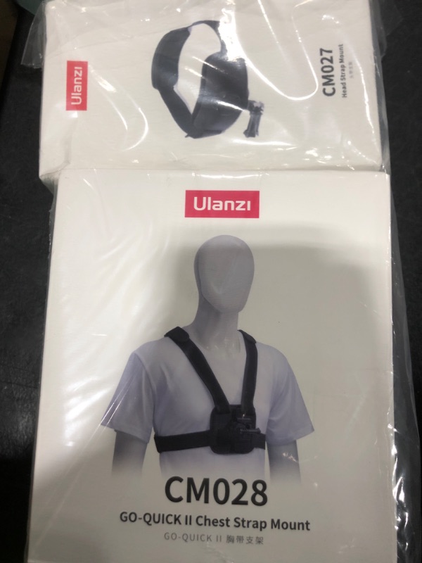 Photo 1 of ULANZI Phone Chest and Head Mount Kit for POV Sets - Hands Free Phone Holder Support Vertical Shots, Compatible with iPhone, GoPro Hero, DJI Osmo Action, Insta360, Smartphones