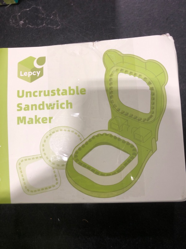 Photo 1 of Uncrustables Sandwich Maker Sealer Cutter, Crustless Sandwich Cutter, PB&J Uncrustable Maker - Color Grey, Square Shape