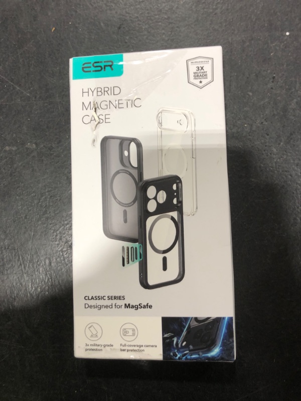 Photo 1 of ESR for iPhone 17 Case, Camera Control, Compatible with MagSafe, Shockproof Military-Grade Protection, Magnetic Phone Case for iPhone 17, Classic Hybrid Case, Clear