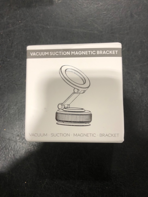 Photo 1 of Gahenwo Vacuum Magnetic Car Phone Holder Stand,360° Adjustable Car Phone Mount for Magsafe with Suction Cup & Swivel Lock,Foldable Phone Holders for Your Car,Cell Phone Car Mount for iPhone & Android
