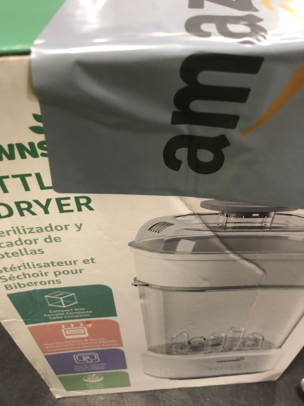 Photo 1 of GROWNSY Bottle Sterilizer and Dryer, Compact Electric Steam Baby Bottle Sterilizer (Esterilizador de Biberones), Bottle Sanitizer for Baby Bottles, Pacifiers, Pump Parts