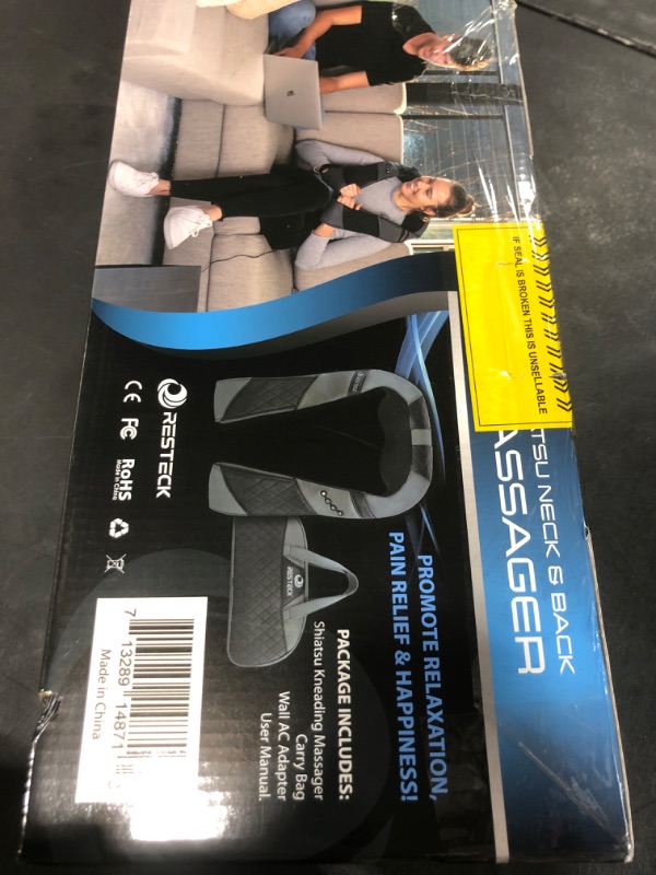 Photo 1 of RESTECK Massagers for Neck and Back with Heat - Deep Tissue 3D Kneading Pillow, Electric Shiatsu Shoulder Massage, Foot, Legs,Body - Relieve Muscle Pain - Office, Home & Car