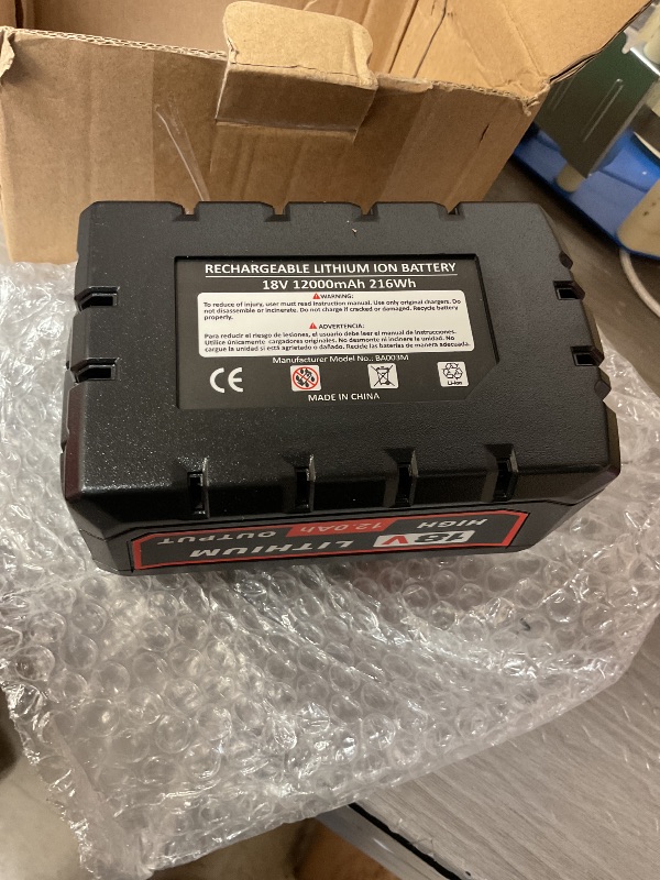 Photo 1 of 18V 48-11-1880 Replacement for Milwaukee m18 Battery 8.0AH,Compatible with All Power 18V Milwaukee Power+ Tools