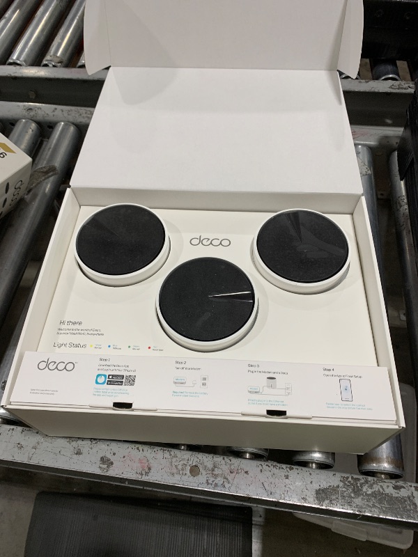Photo 1 of TP-Link Deco X55 AX3000 WiFi 6 Mesh System - Covers up to 6500 Sq.Ft, Replaces Wireless Router and Extender, 3 Gigabit Ports per Unit, Supports Ethernet Backhaul, Deco X55(3-Pack)