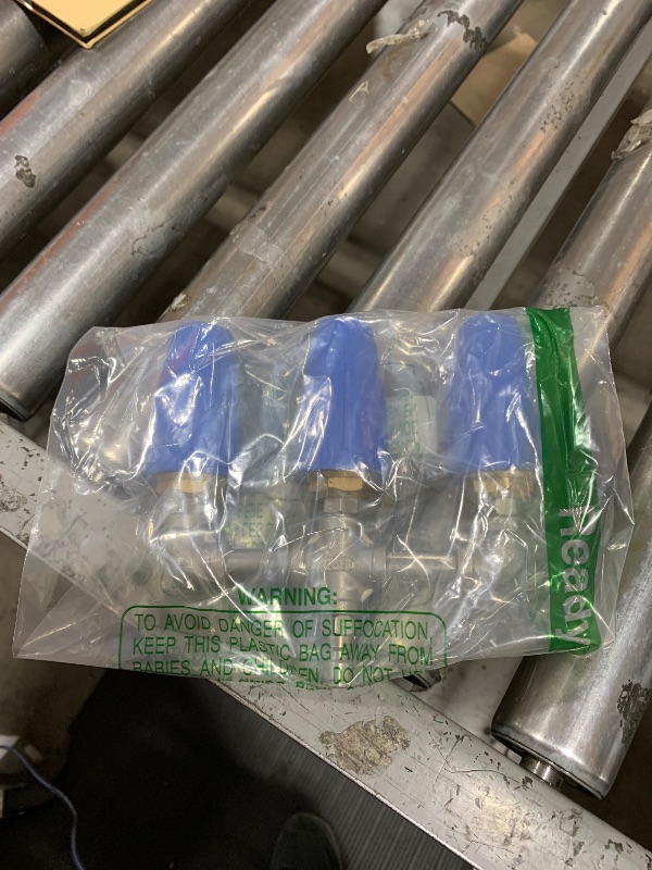 Photo 1 of EZALOR Triple Turbo Nozzle Pressure Washer, 360° Rotating Turbo Nozzle with 1/4" Quick Connector, 2.0 Orifice 3-in-1 Turbo Nozzle, 4000 PSI