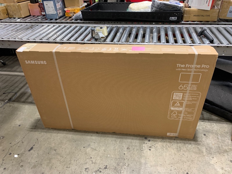 Photo 1 of Samsung 65-Inch Class The Frame Pro LS03FW 4K Neo QLED Mini LED Smart TV (2025 Model) Slim Fit Wall Mount, Modern Frame Design, Wireless One Connect, NQ4 AI Gen3 Processor, Art Mode, Alexa Built-in