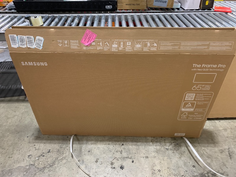 Photo 1 of Samsung 65-Inch Class The Frame Pro LS03FW 4K Neo QLED Mini LED Smart TV (2025 Model) Slim Fit Wall Mount, Modern Frame Design, Wireless One Connect, NQ4 AI Gen3 Processor, Art Mode, Alexa Built-in
