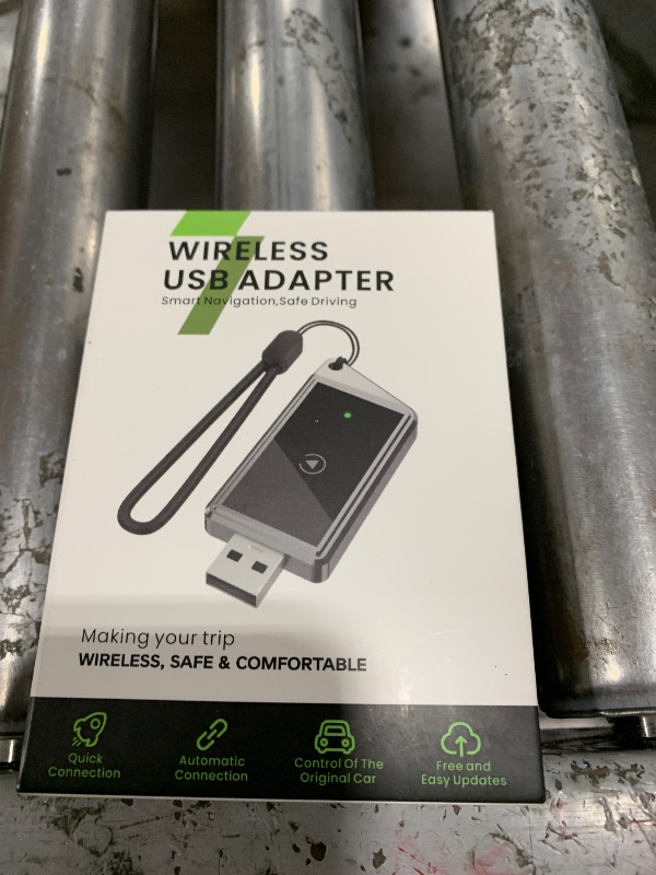 Photo 1 of BILTRTE Wireless CarPlay Adapter for iPhone - Convert CarPlay Wired to Wireless, No Latency, Plug and Play, Compatible with iOS 10+ & OEM Wired CarPlay Cars
