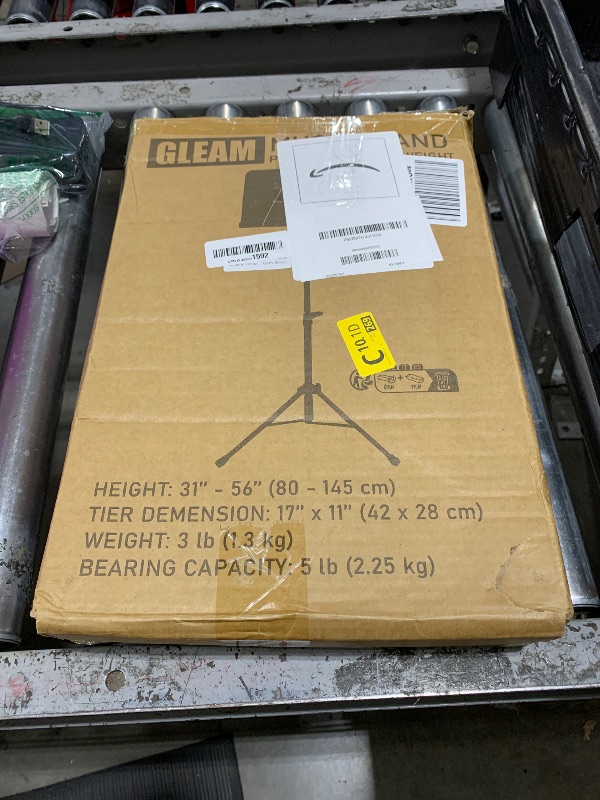 Photo 1 of GLEAM Sheet Music Stand Lightweight with Carrying Bag - Portable for Children and Carrying out Dual Use Desktop Book Stand