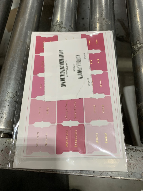 Photo 1 of Mr. Pen- Bible Tabs, 75 Tabs, Plum Orchard, Gold Foil Embossed Lettering, Laminated Bible Tabs for Women and Men, Bible Tabs for Study Bible Index Tabs, Bible Book Tabs, Bible Labels Tabs