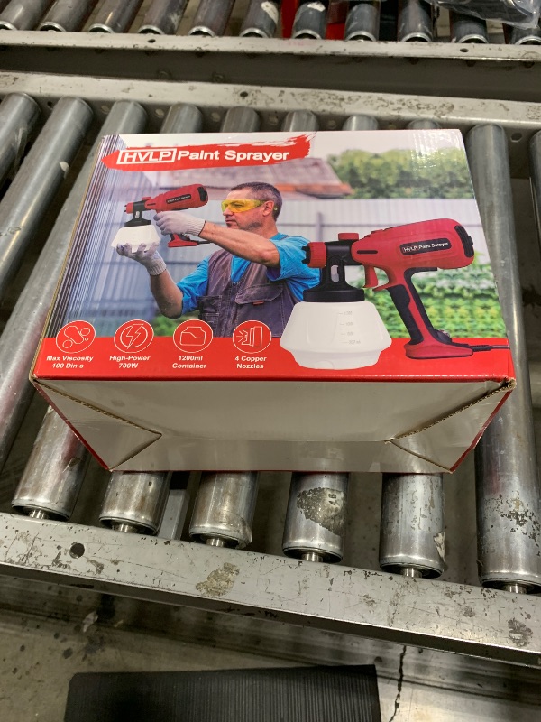 Photo 1 of Paint-Sprayer, 700W HVLP Spray Gun, 2024 Upgraded, 4 Copper Nozzles & 3 Spray Patterns, Easy to Clean, Ideal Paint Sprayer for Furniture, Cabinets, Fences, Decks, Walls, DIY Projects, etc.