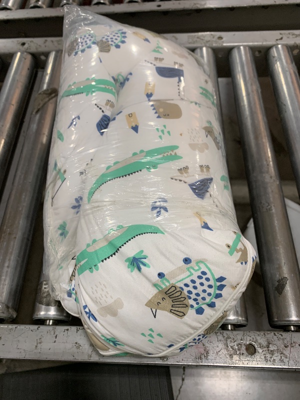 Photo 1 of Little Grape Land Nursing Pillow for Infants, Breastfeeding Pillows, Baby Support Pillow for Nursing, Bottle Feeding, Tummy Time with Machine Washable Cover & Breathable Filling (Wild Dinosaur)
