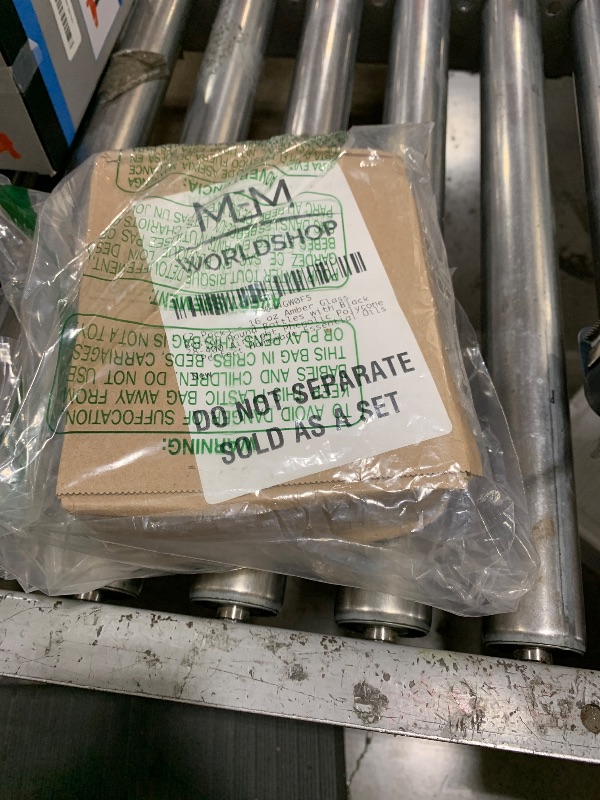 Photo 1 of (2 Pack) - 16 oz Amber Glass Boston Round Bottles with Black 28-400 Airtight Phenolic Polycone Caps - Perfect Glass Containers for Secondary Fermentation, Storing condiment, Homemade Essential Oils