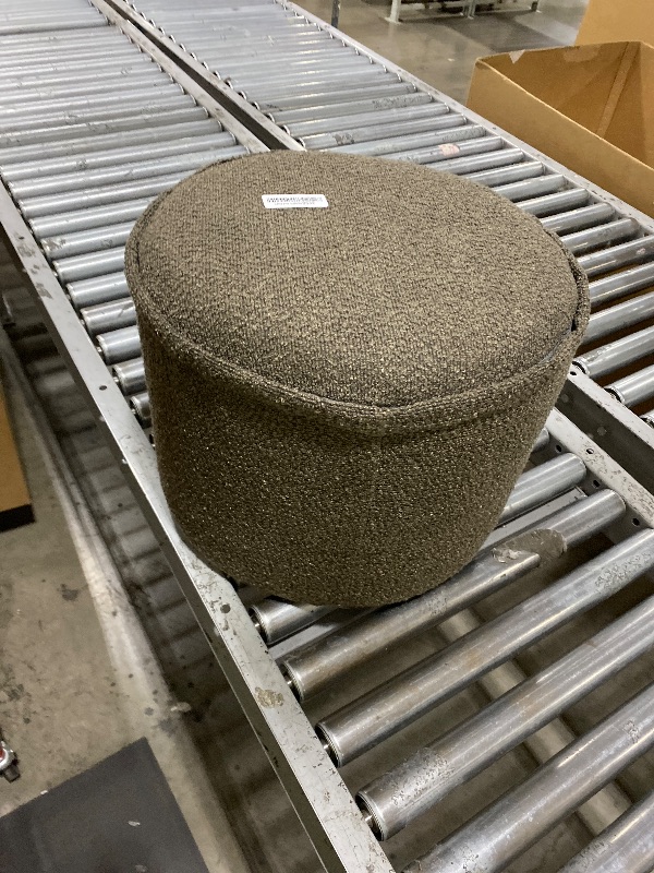 Photo 1 of ZICOTO Beautiful Boucle Pouf Ottoman and Foot Rest - Elevate Your Living Room Decor with Lightweight Comfort and Charm - A Modern Foam Stuffed Poof Perfect to Rest Your Feet