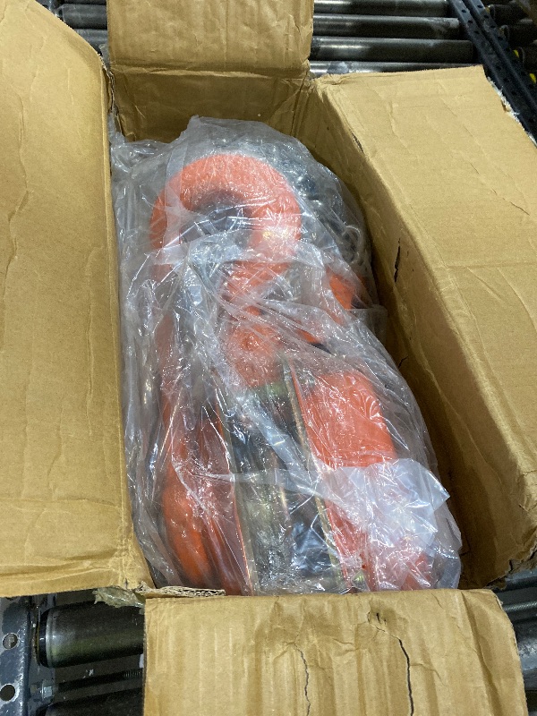 Photo 1 of VEVOR Manual Lever Chain Hoist, 6 Ton 13200 lbs Capacity 10 FT Come Along, G80 Galvanized Carbon Steel with Weston Double-Pawl Brake, Auto Chain Leading & 360° Rotation Hook, for Garage Factory Dock