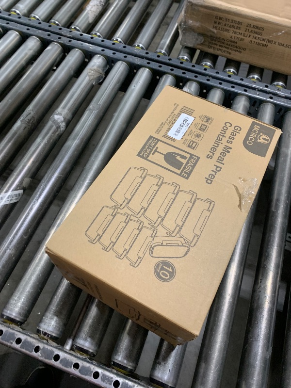 Photo 1 of [10-Pack] Glass Meal Prep Containers with Lids, MCIRCO Food Storage Containers with Snap Locking Lids, Airtight Lunch Containers, Microwave, Oven, Freezer and Dishwasher