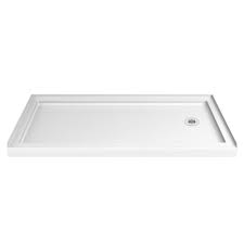 Photo 1 of DreamLine SlimLine 30 inch D x 60 inch W x 2 3/4 inch H Right Drain Single Threshold Shower Base i