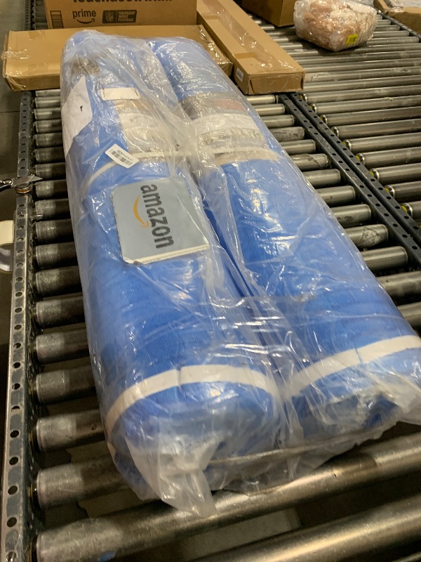 Photo 1 of 400SQFT AMERIQUE 2MM Premium Flooring Padding 3-in-1 Heavy Duty Foam Royal Blue 200SF/Roll, Pack of 2 Underlayment, with Tape & Vapor Barrier