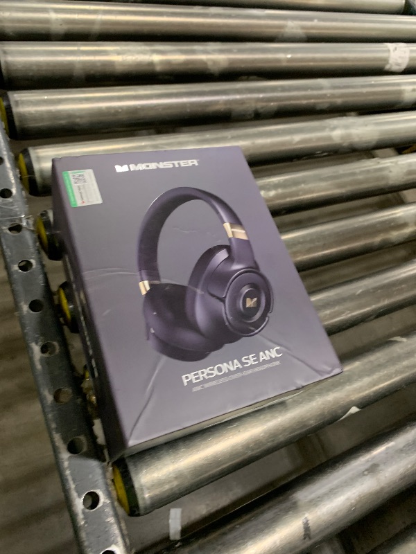Photo 1 of Monster Persona SE ANC Active Noise Cancelling Headphones, Over Ear Bluetooth Headphones Wireless, 60H Playtime, HiFi Stereo Audio, Deep Bass, Built-in Mic, Memory Foam Ear Cups for Home (Black)