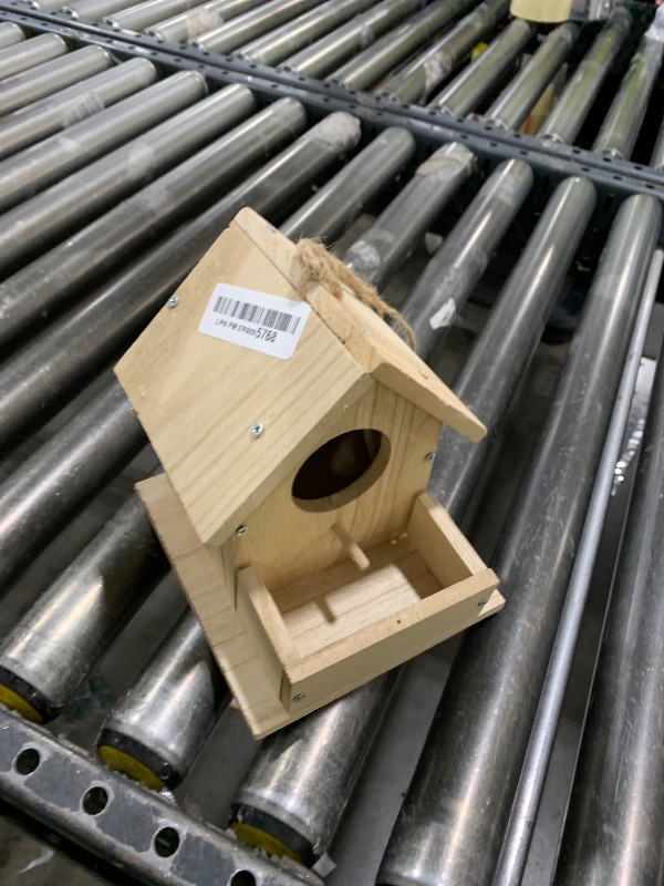 Photo 1 of Paiaojia Bird House Outdoor Hanging, Cedar Wooden Bird Houses for Outside, Bird Nest Feeder Kit for Backyard Courtyard Patio Decor with Bolt Driver, DIY Detachable