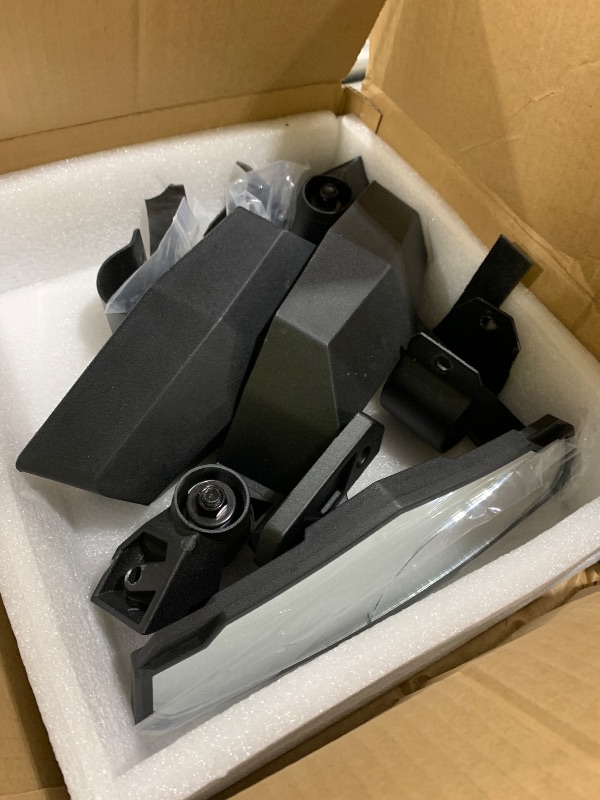 Photo 1 of KIWI MASTER Rear View Center & Side Mirrors for 2020-2026 Polaris RZR Pro XP, Pro S, Pro R, Turbo R/ 4 Accessories Adjustable Folding Rear View Racing Mirror 2883762 2883763