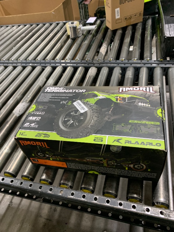 Photo 1 of RIAARIO 1/10 Brushless RC Cars, Monster Truck, 50+ MPH, 4WD, Waterproof, Carbon Fiber, Black, Ages 8+