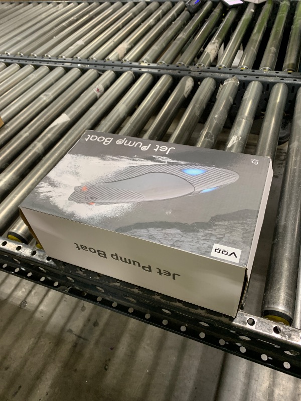 Photo 1 of VOD VISUAL Remote Control Boat with LED Light,rc Jet Boat,35KM/H Remote Control Speed with 2 Batteries, 2.4GHz RC for Adults