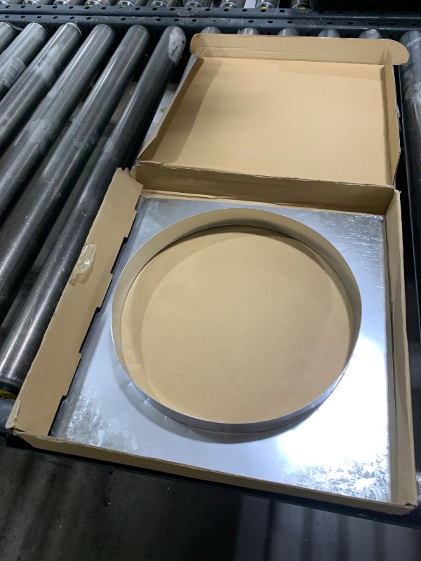 Photo 1 of 10" Inch Duct Connector Flange: Mineye Galvanized Steel Duct Flange for HVAC Connector, with Square Spigot Wall Plate – Dryer Vent Adapter and Mounting Plate, HVAC Systems, Airflow Management