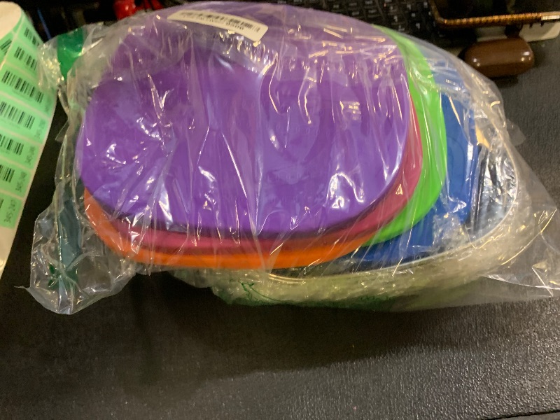 Photo 1 of **INCOMPLETE** Kitlead Set of 5 Stainless Steel Snack Containers with Silicone Lids,Stainless Steel Plates- Reusable Meal Prep Lunch Containers Non Toxic & 100% BPA Free?5 Color lids-2?