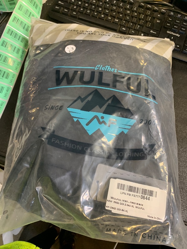 Photo 1 of WULFUL Men's 2 Piece Slim Fit Suit Set One Button Blazer Jacket Pants Tuxedo Set for Prom, Wedding and Business Black