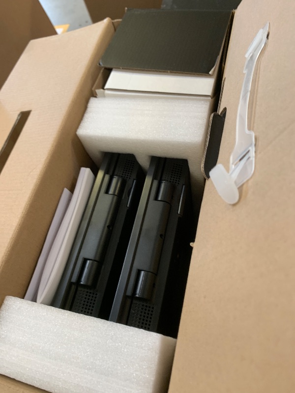 Photo 1 of 10.5" Dual Portable DVD Player, Arafuna Rechargable Car Screen Play A Same or Two Different Movies, Headrest for Car with 5-Hour, Support USB/SD, Last Memory