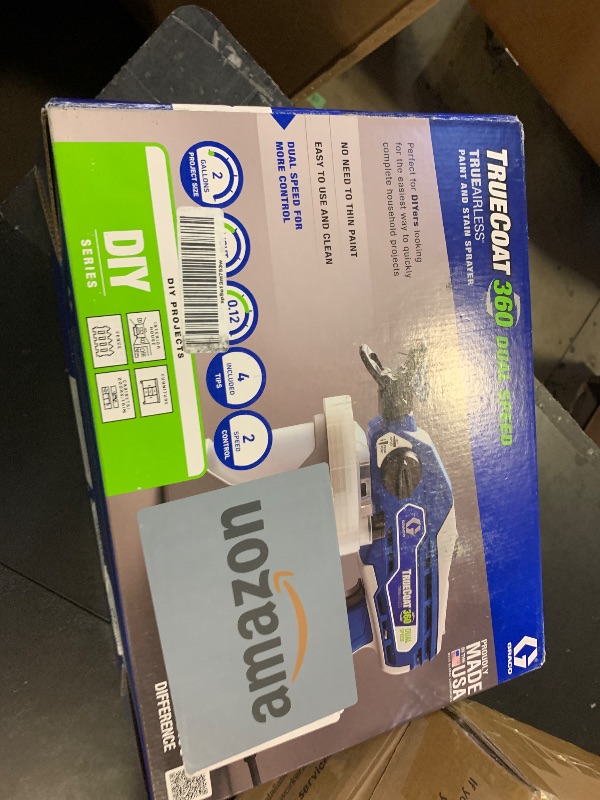 Photo 1 of Graco 26D281 TrueCoat 360 Dual Speed Paint Sprayer, Blue/White