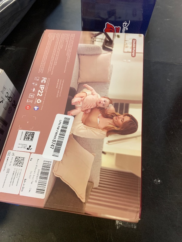 Photo 1 of Momcozy M5 Lite Hands-Free Wearable Breast Pump, DoubleFit Flange for Baby-Like Comfort, 3 Modes & 9 Suction Levels, No Flange Insert or Hard Carry Case, 24mm, 2-Pack, Cozy Red