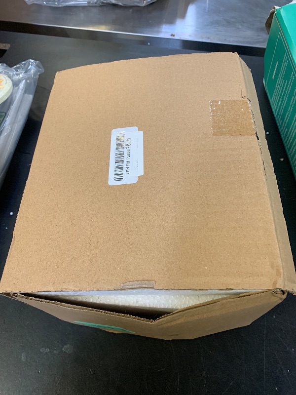 Photo 1 of Ceramic Silver Flower Vase, Crinkle Paper Shape, Metal Decorative Home Accent (Large)