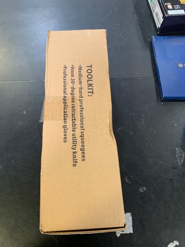 Photo 1 of DooNos® 12" x 96" Clear Car Paint Protection Film | 8 Mil TPU Polyurethane PPF Film Roll with Installation Tools for Car, Truck, Motorcycle, Bike