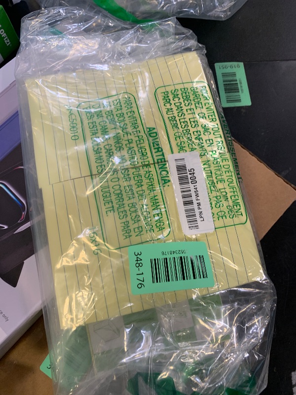 Photo 1 of (12 Pack) Lined Sticky Notes 4x6 in,Yellow Large Notepads with Lines,Ruled Stickies Super Sticking Power,Office School Memo Note Pads,Post on Windows Doors,Recyclable,Easy to Write on,Hold Well