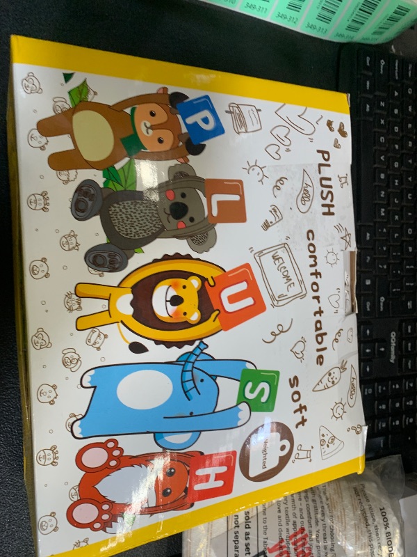 Photo 1 of Elephant Weighted Stuffed Animals 5 lbs 16 inches Gray, Large Weighted Elephant Plushie Cuddly Pillow Gift for Kids & Adults