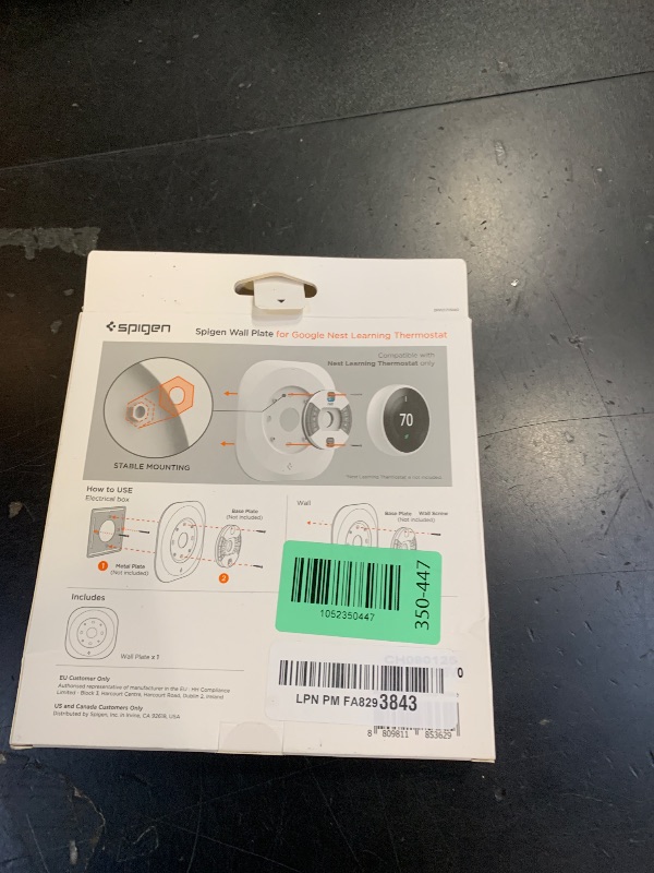 Photo 1 of SPIGEN WALL PLATE