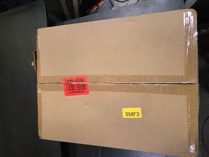 Photo 1 of GJeg Ceiling Fans with Lights, 52 Inch Low Profile Ceiling Fan with Light and Remote, Flush Mount Ceiling Fan, 3CCT, Dimmable, Noiseless, Ceiling Light Fan for Bedroom, Indoor/Outdoor Use,Black