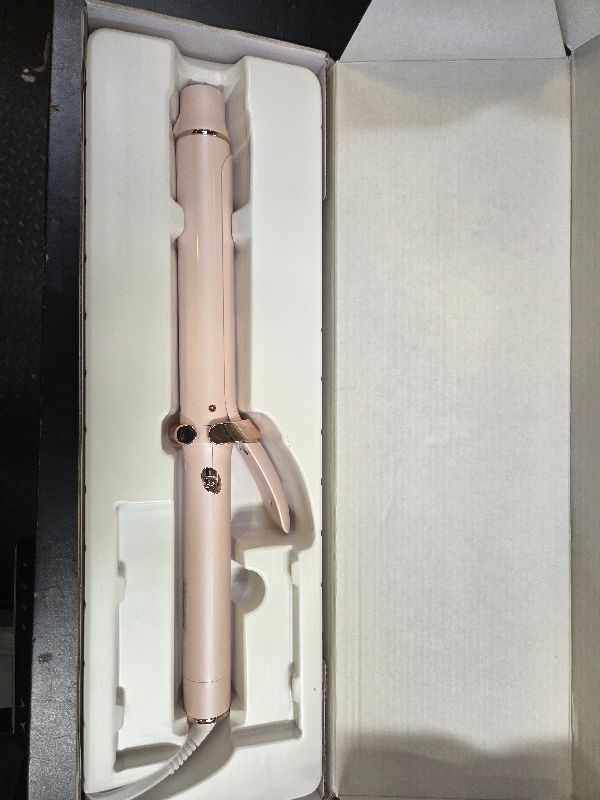 Photo 1 of T3 SinglePass Curl X Extra-Long Barrel Curling Iron with 9 Heat Settings and Ceramic Barrel for Fast Styling and Lasting Results on All Hair Types