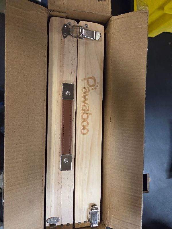 Photo 1 of Pawaboo Foldable Dog Ramp, Small Dog Ramp for Couch Low Bed, 4 Adjustable Height from 13'' to 21", Stable Pet Steps with Non-Slip Pad, Portable Pet Ramps Use for Couch Sofa Stairs, Wood