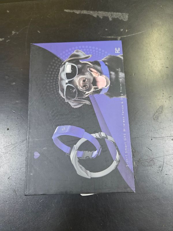 Photo 1 of GPS Electric Dog Fence with Free App, Wireless Fence System with Training Collar, Adjustable of Dogs Portable for Outdoor Use, Rechargeable Waterproof Flexiable Collar, (Grey)