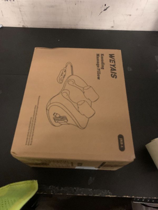 Photo 1 of weyais Neck Massager Pillow, Neck and Shoulder Relaxer with Heat, 3 Modes and Strengths, Neck Massager for Pain Relief Deep Tissue, Remote Control, Gift for Women Men Parents Christmas,Black