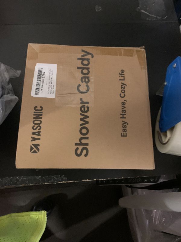 Photo 1 of YASONIC Corner Shower Caddy, 5-Pack Adhesive Rustproof Stainless Steel Shower Organizer with Soap Holder, No Drilling Shower Shelf for Inside Shower, Dorm, Renters, Black